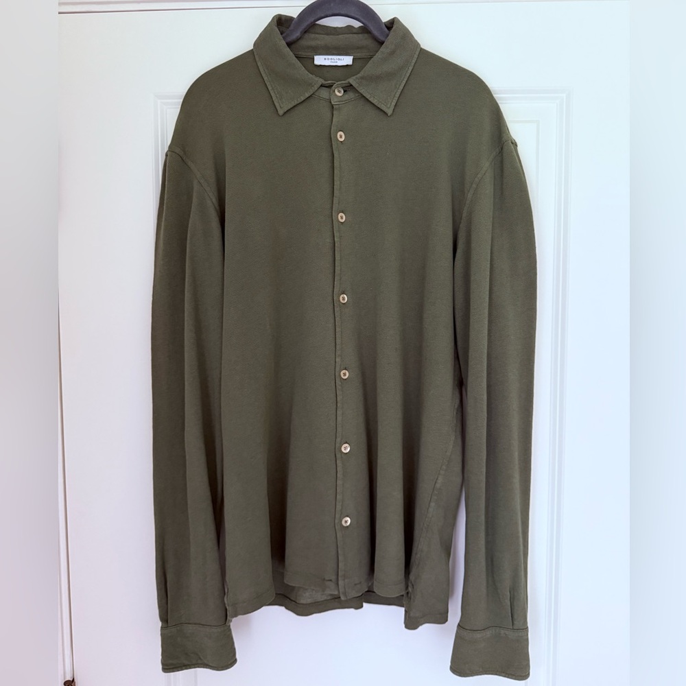 Boglioli Khaki Men's Shirt Jacket